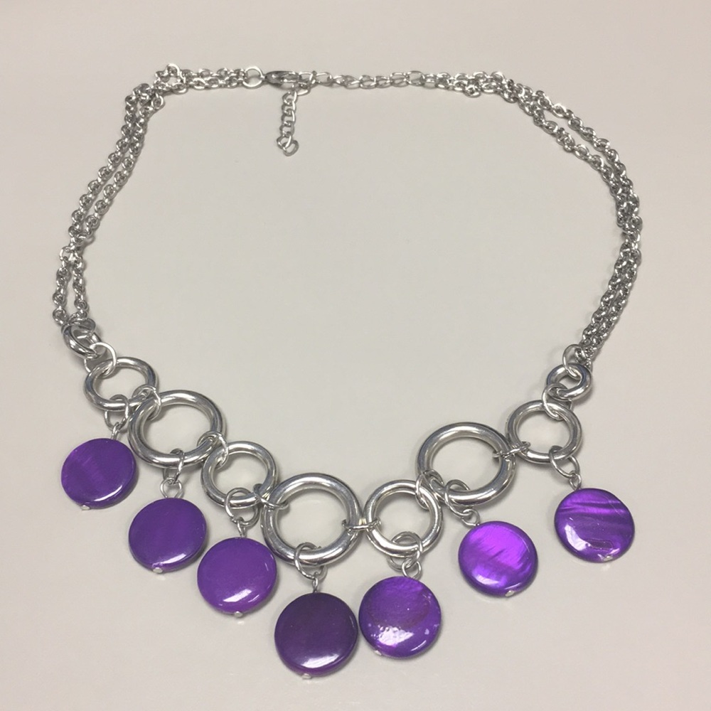 Purple necklace